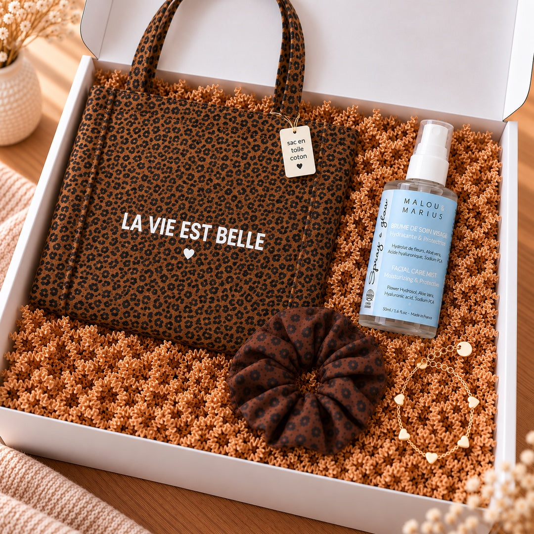 La boîte cadeau femme léopard