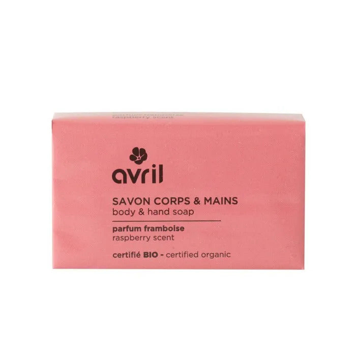 Savon corps & mains Framboise 100 g — bio