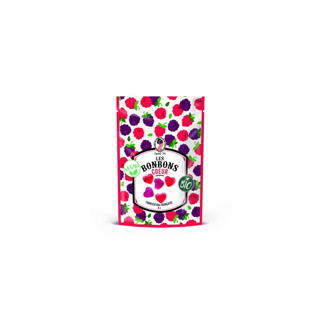 Bonbons bio cœur 80 g