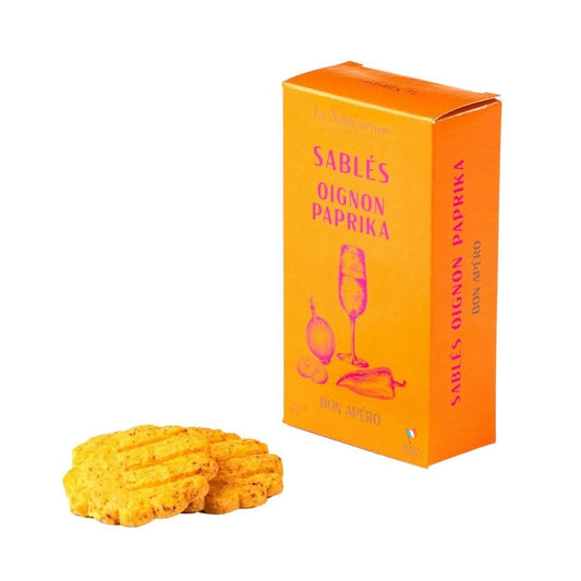 Biscuits sablés apéritif oignon paprika – étui 40 g
