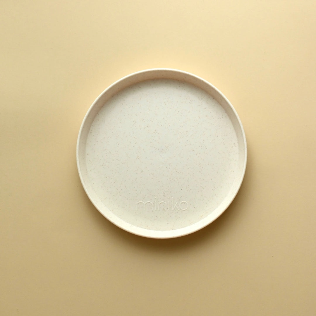 Assiette en paille de blé - Shell