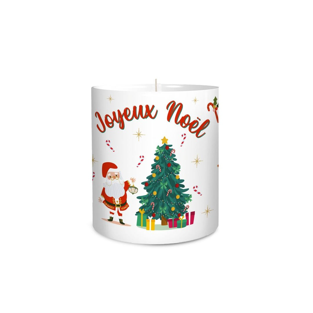 Bougie joyeux noël
