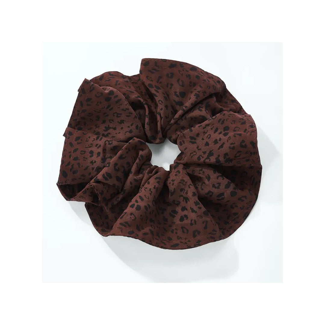 Chouchou motif léopard