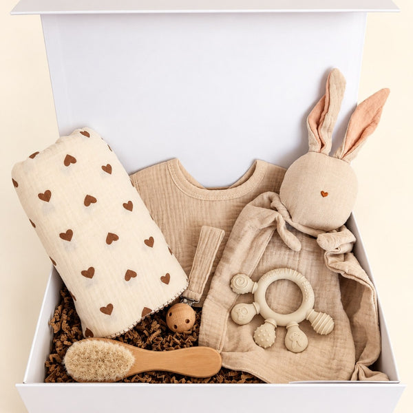 La boite naissance bébé – Doudou, langes & accessoires