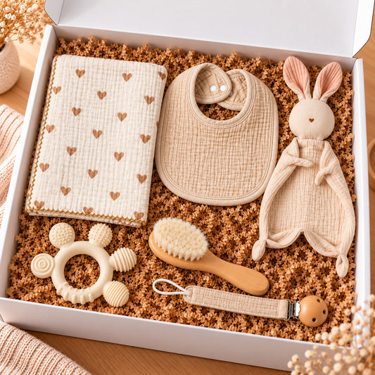 La boite naissance bébé – Doudou, langes & accessoires