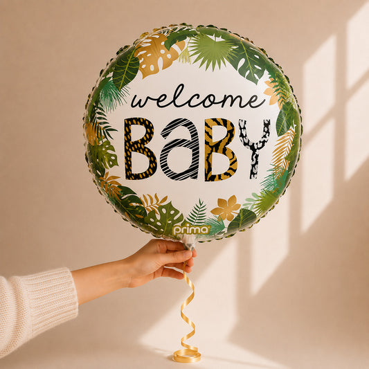Ballon Naissance Welcome Baby Safari