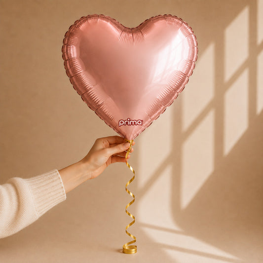 Ballon Cœur Rose Gold