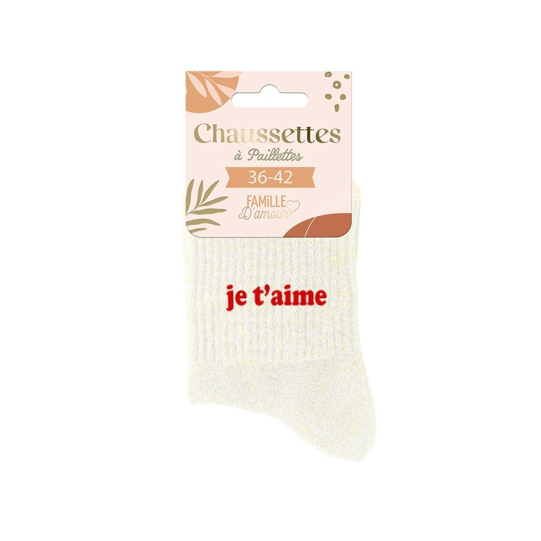 Chaussettes « Je t'aime »
