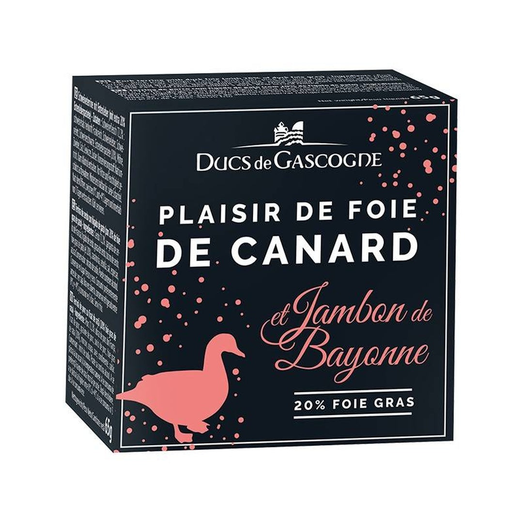 Plaisir de foie de canard et jambon de Bayonne 65g