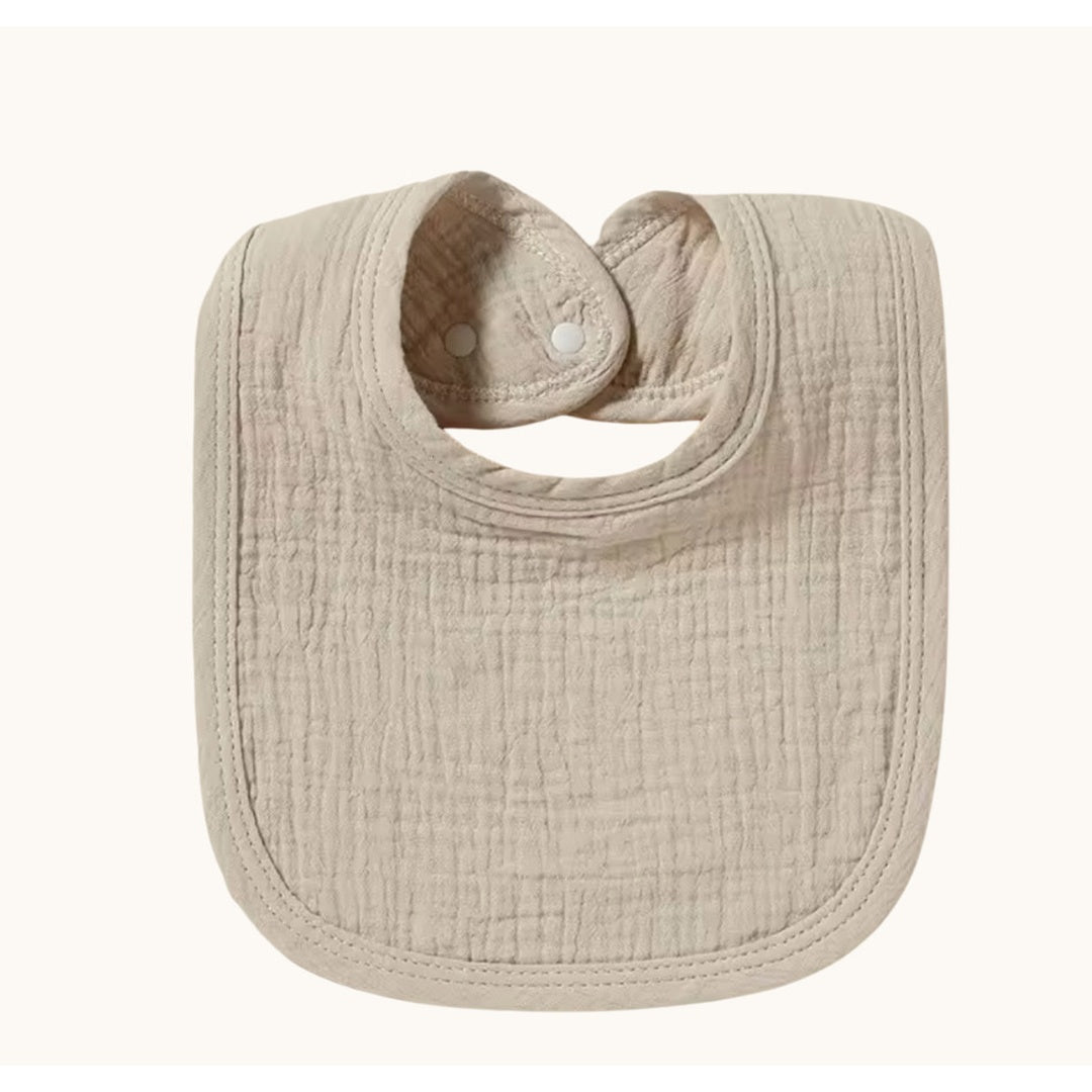 Bavoir en gaze de coton