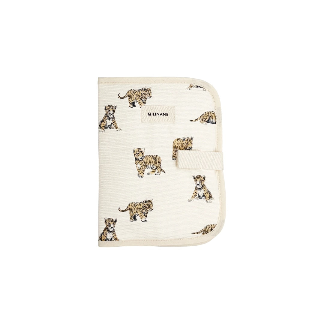 Protège carnet de santé tigre