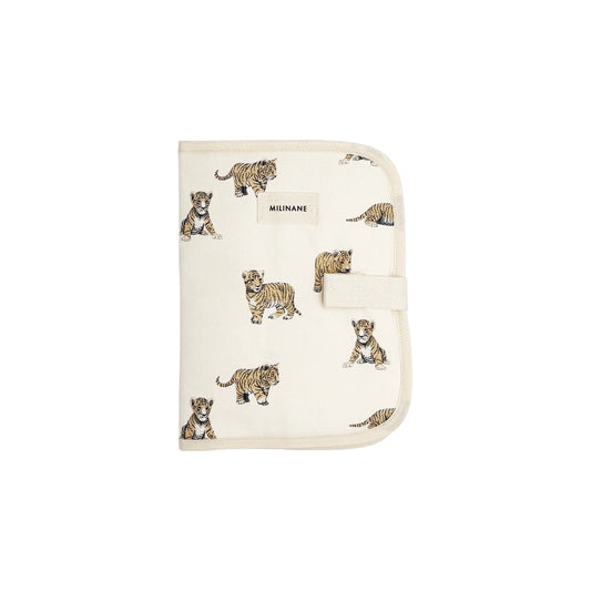 Protège carnet de santé tigre