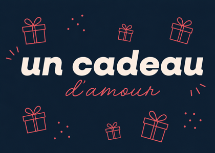 Étiquette Cadeau (sobre)